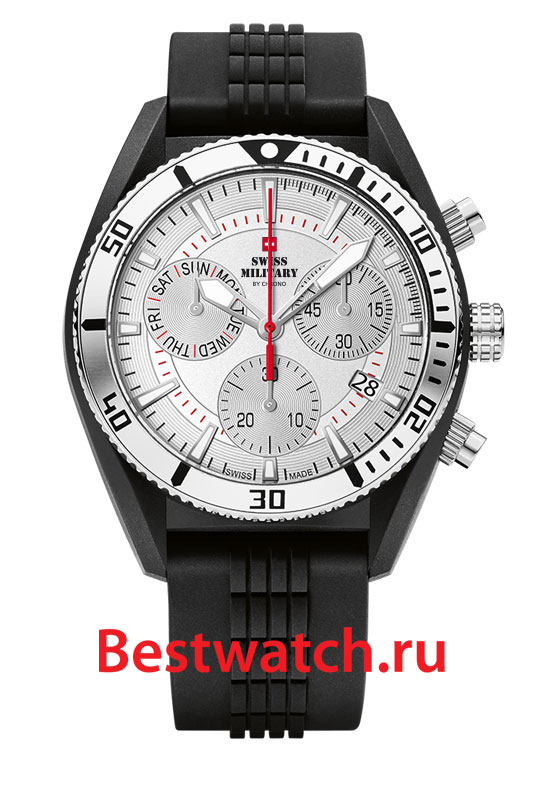 Часы Swiss Military Кварцевые хронографы SM34045.02
